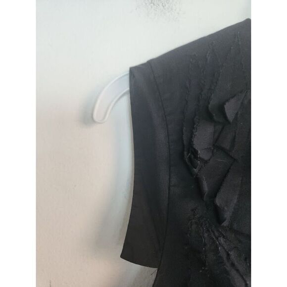Roberto Rodriguez Women Black w/Front Detail Sleeveless Cotton Blouse size 6 - Picture 10 of 10